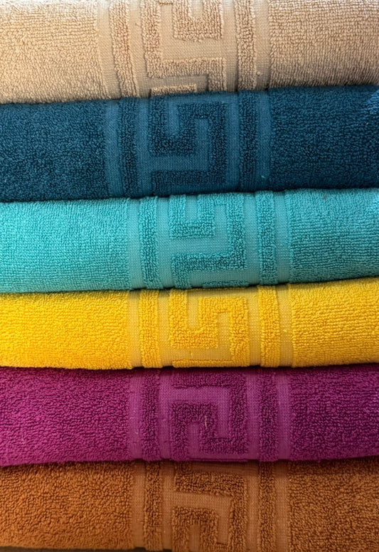 Pack of  Five Towels (Random Colours)– 100% Cotton,Soft & Lightweight, Highly Absorbent