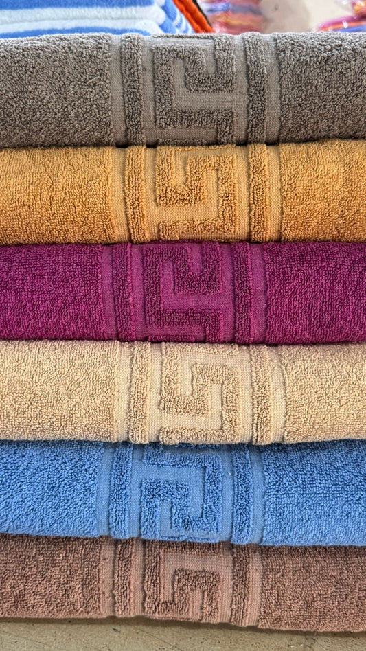 Pack of  Five Towels (Random Colours)– 100% Cotton,Soft & Lightweight, Highly Absorbent