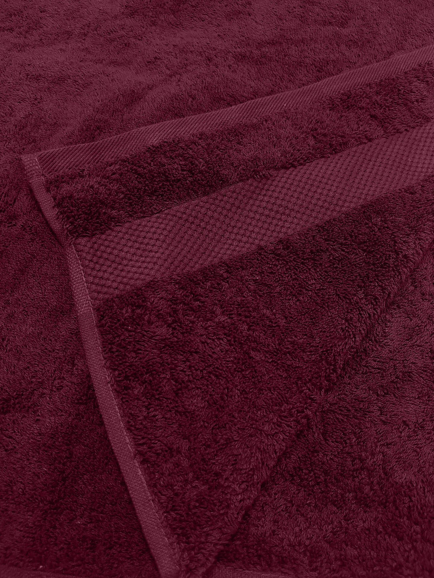 Premium Maroon Bath Towel – 100% Cotton, Soft & Lightweight, Highly Absorbent