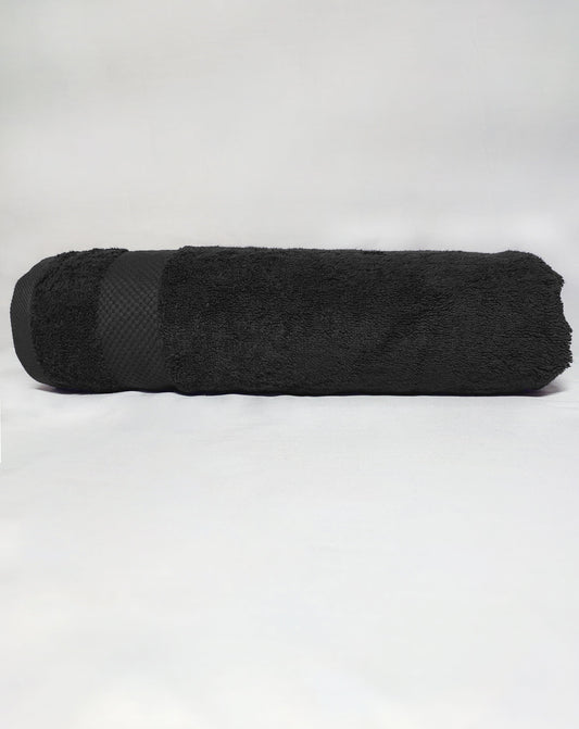Zero twist Black Bath Towel – 100% Cotton, Soft & Lightweight, Highly Absorbent