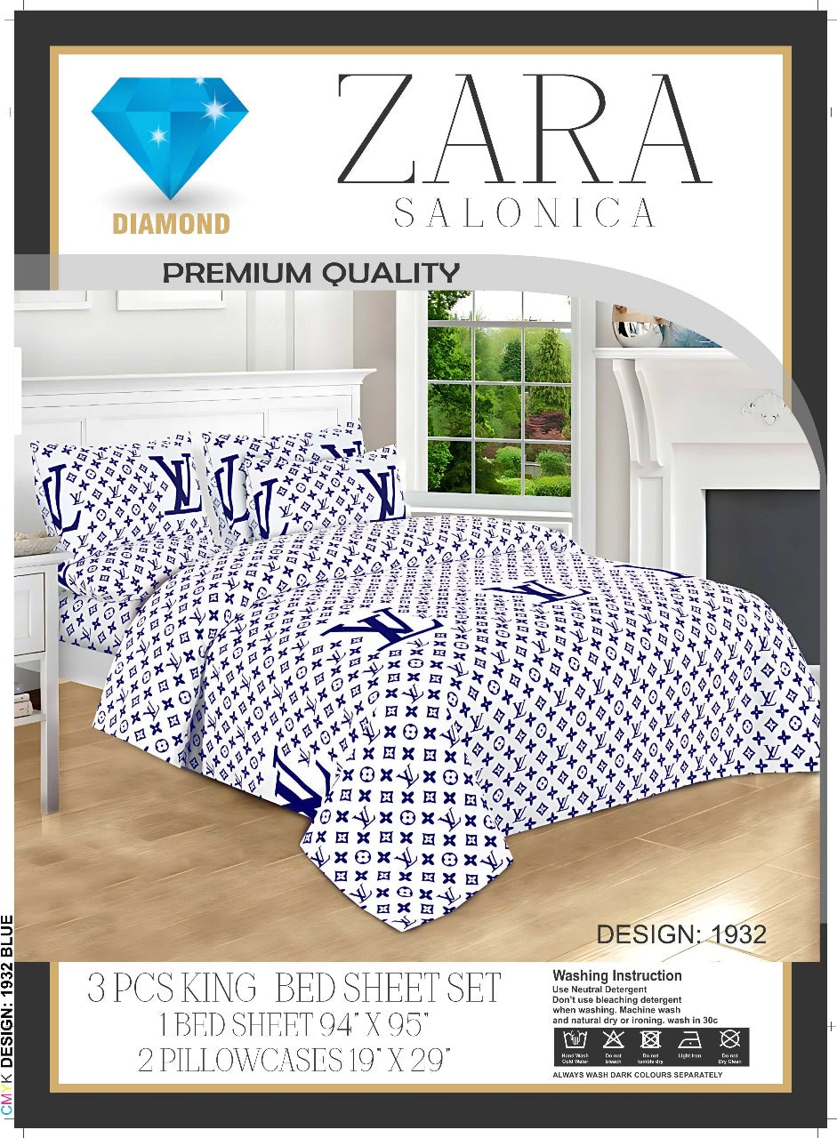 Printed Cotton king size Bedsheet – Modern Designs for a Perfect Sleep