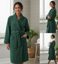 Dark Green premium Quality Bath Robe unisex free size