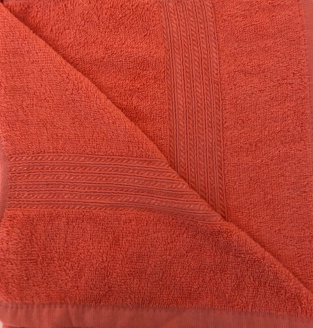 Peach Premium Bath Towel – 100% Cotton, Soft & Lightweight, Highly Absorbent