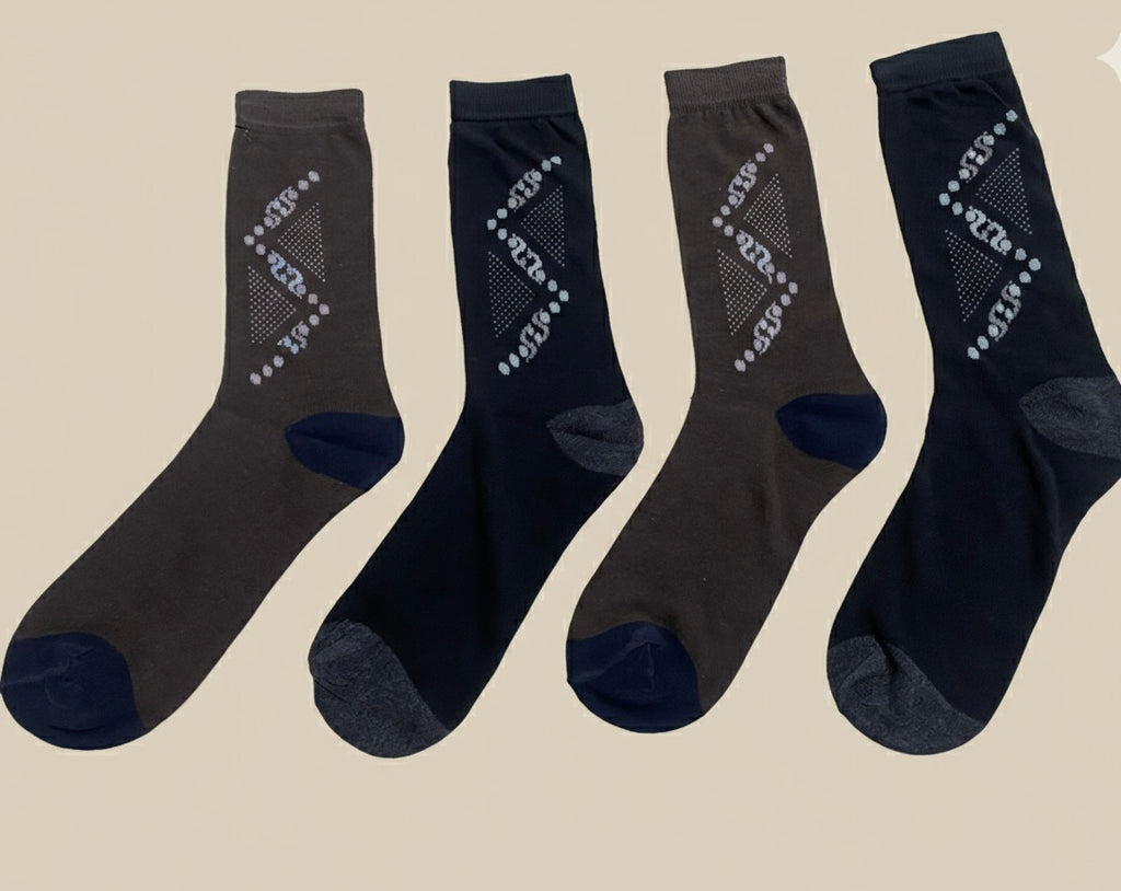 Japanese 4-Piece High-Quality  Formal Socks Set
