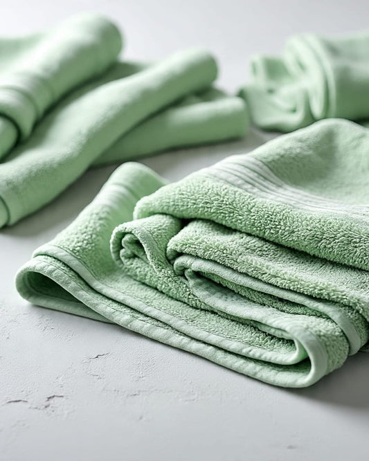 Premium Green Bath Towel – 100% Cotton, Soft & Lightweight, Highly Absorbent