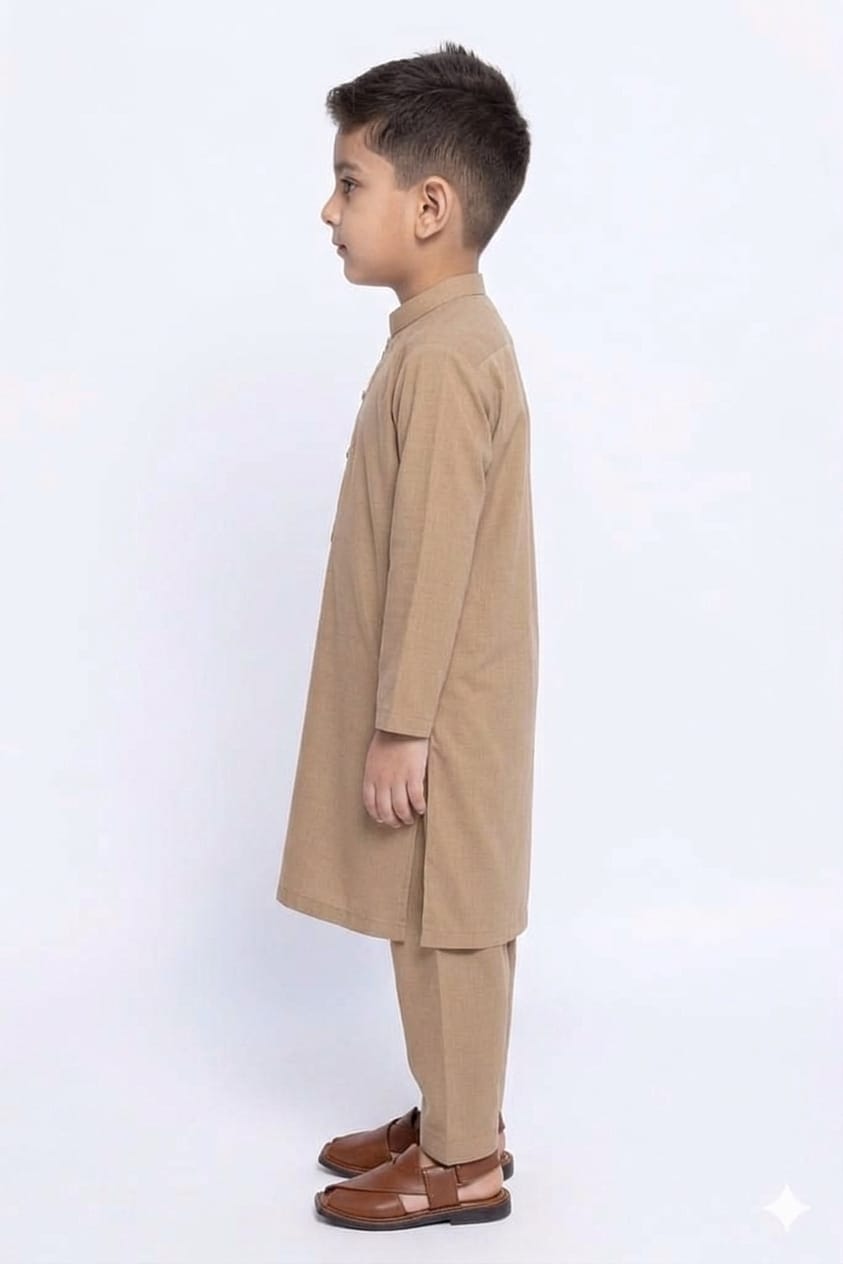 Boys Blended Shalwar Kameez Skin colour