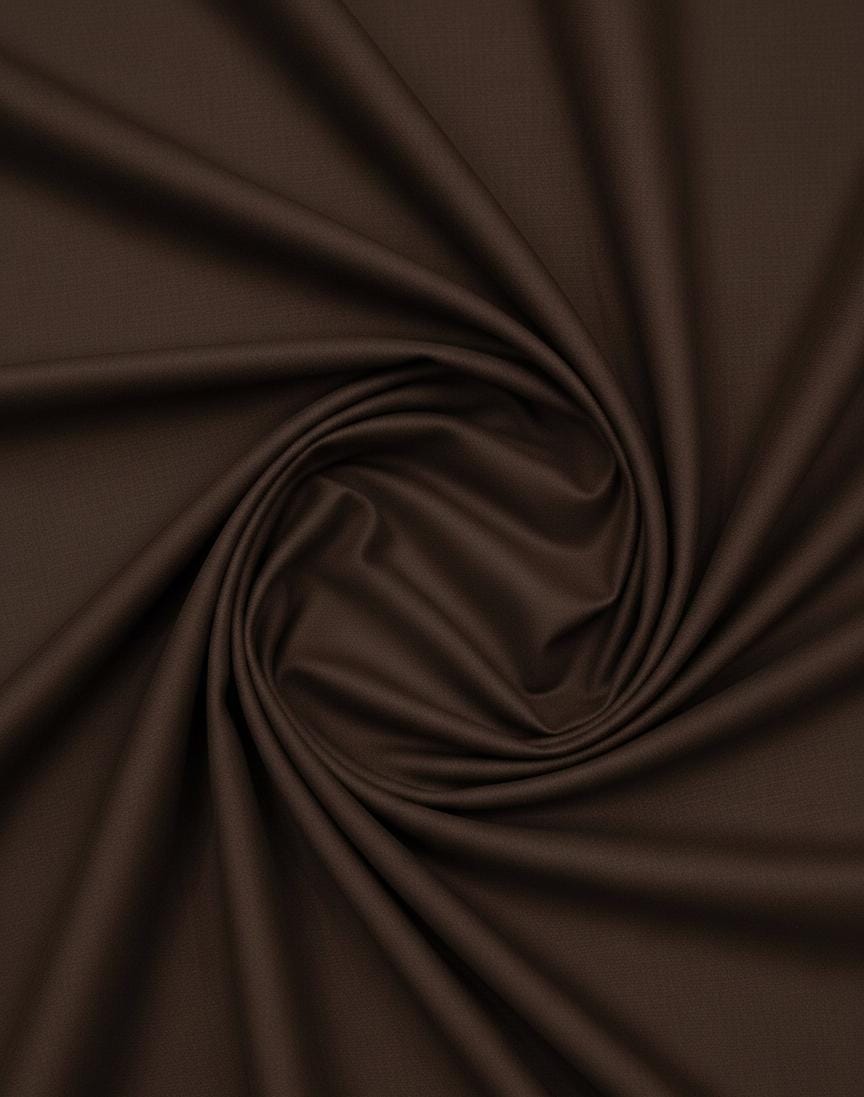 Men coffee brown stairup Stitched Wash & wear fabric