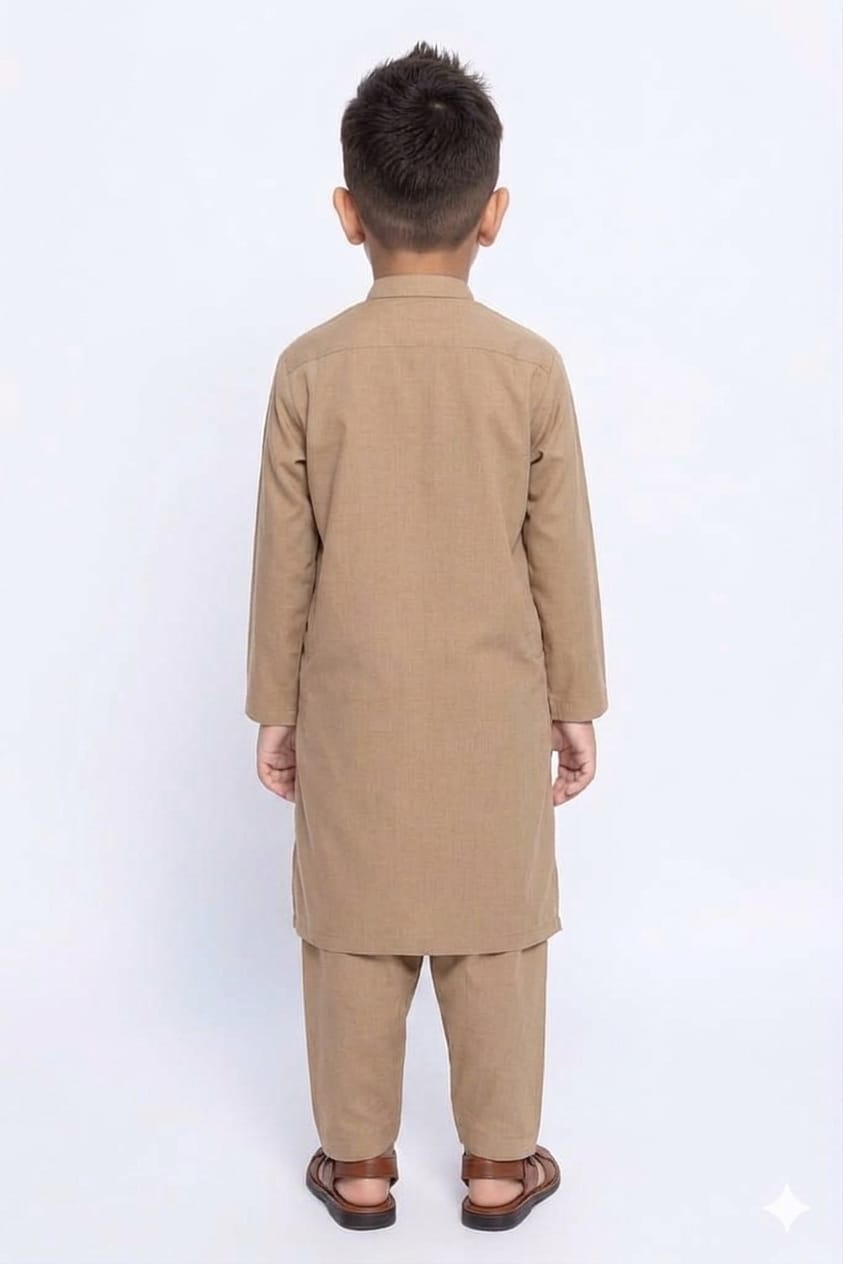 Boys Blended Shalwar Kameez Skin colour
