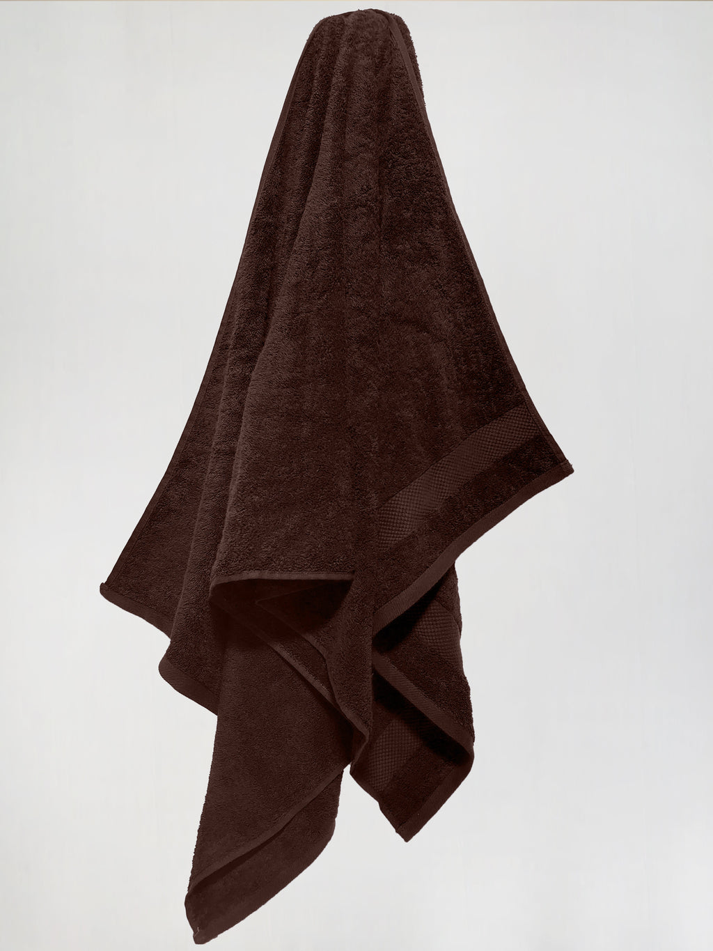 Premium Dark Brown Bath Towel – 100% Cotton, Soft & Lightweight, Highly Absorbent
