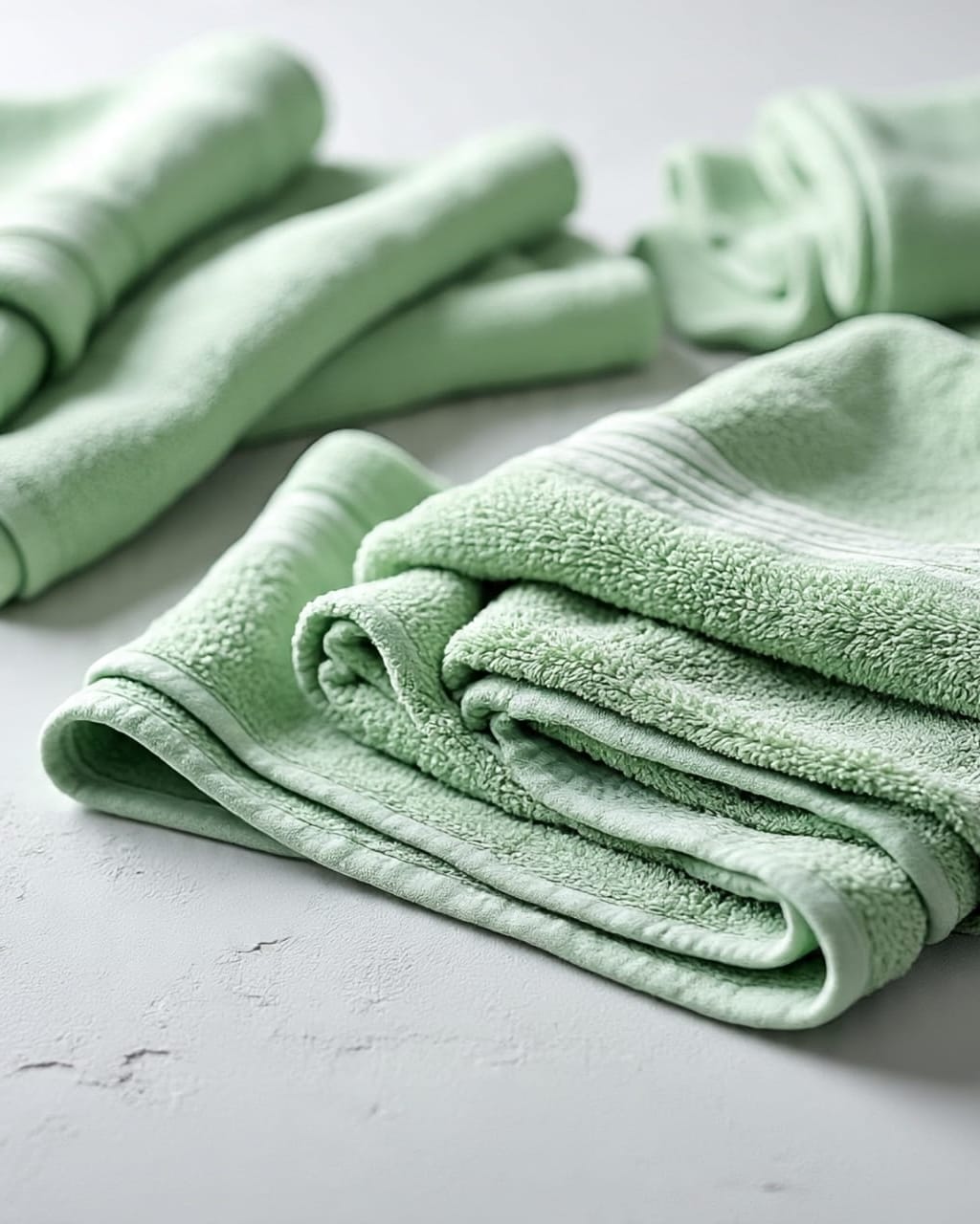 Premium Mint Green Bath Towel – 100% Cotton, Soft & Lightweight, Highly Absorbent