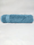 Premium Sky Blue Bath Towel – 100% Cotton, Soft & Lightweight, Highly Absorbent