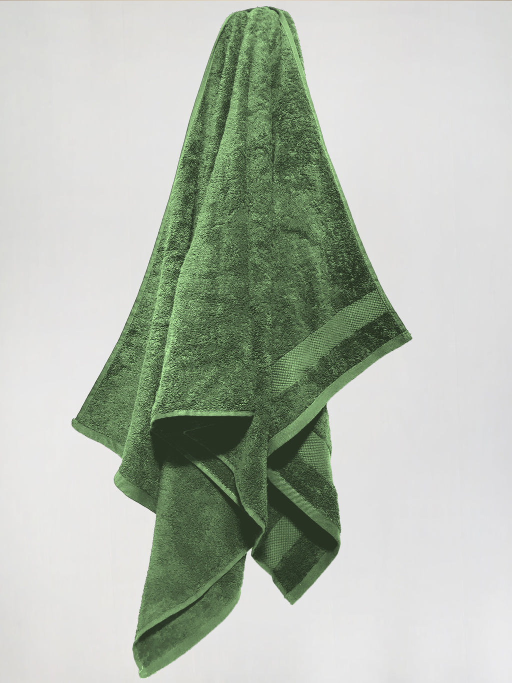 Premium Green Bath Towel – 100% Cotton, Soft & Lightweight, Highly Absorbent