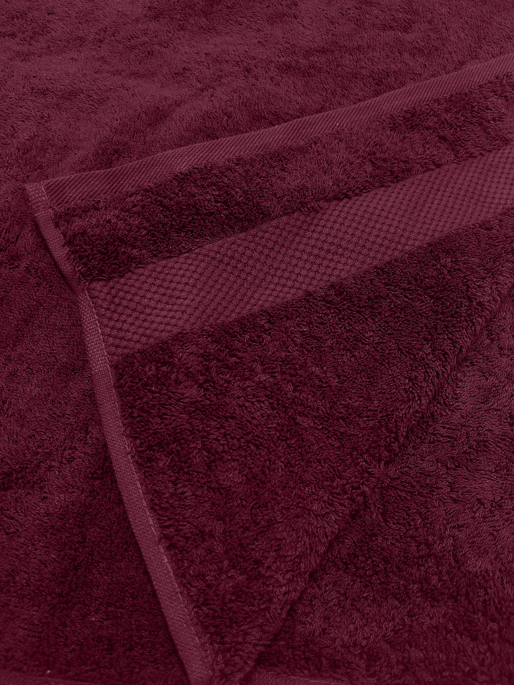 Premium Maroon Bath Towel – 100% Cotton, Soft & Lightweight, Highly Absorbent
