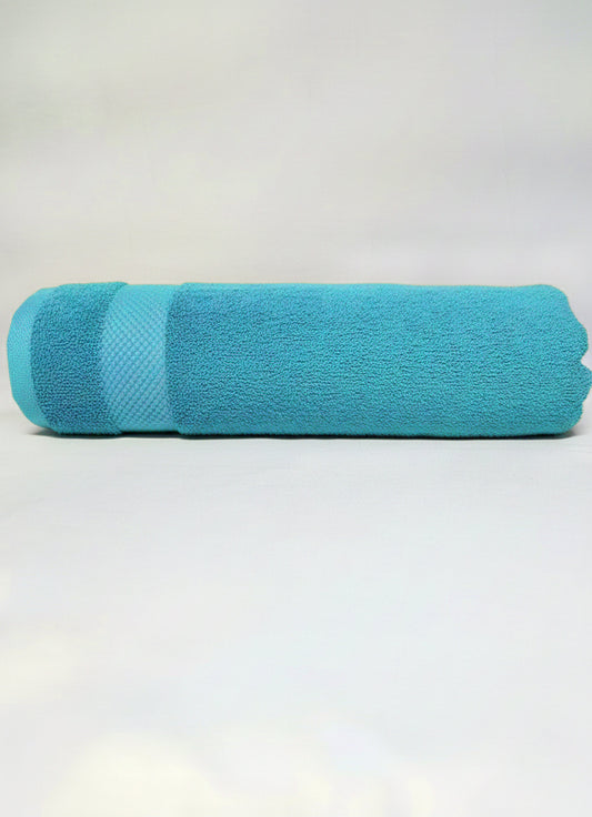 Premium Turquoise Bath Towel – 100% Cotton, Soft & Lightweight, Highly Absorbent