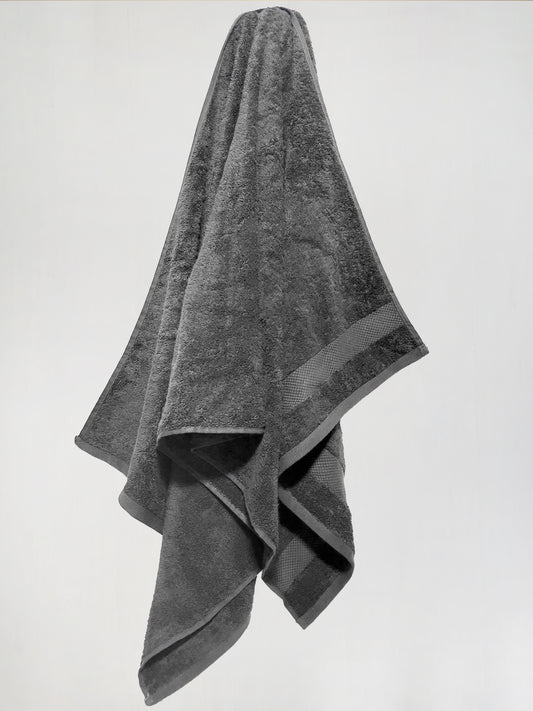 Premium Grey Bath Towel – 100% Cotton, Soft & Lightweight, Highly Absorbent